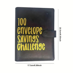 100 Envelopes Challenge Binder With 25 Inner Pages