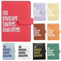 100 Envelopes Challenge Binder With 25 Inner Pages