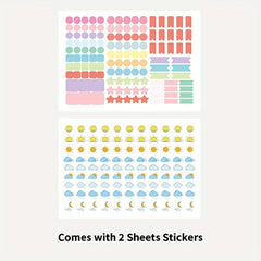 Morandi 365 Days Calendar Poster with Sticker