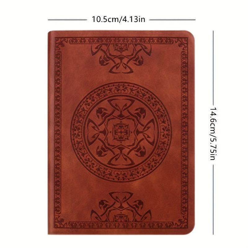 A6 Retro Style Pocket Mini Notebook Hard Case Leather Writing Book