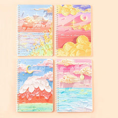 4pcs Creative Painting Notebook Set for Students