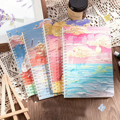 4pcs Creative Painting Notebook Set for Students