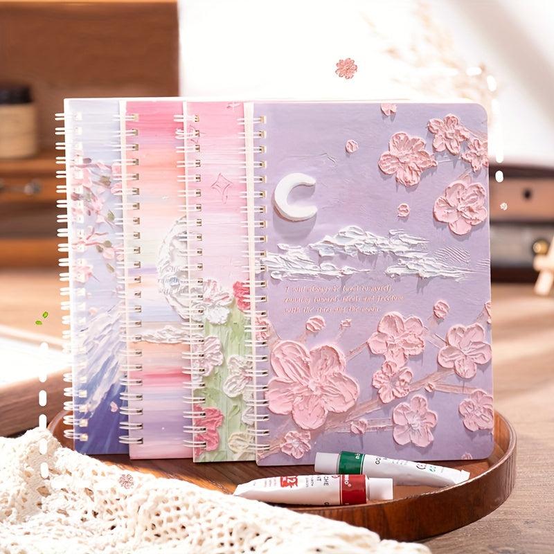 4pcs Creative Painting Notebook Set for Students