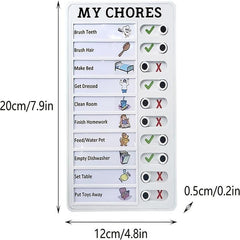 Stay Organized Memo Checklist Board for Teens & Adults