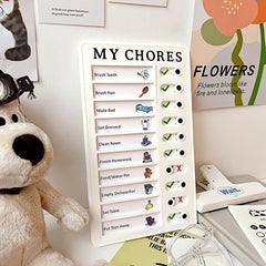 Stay Organized Memo Checklist Board for Teens & Adults
