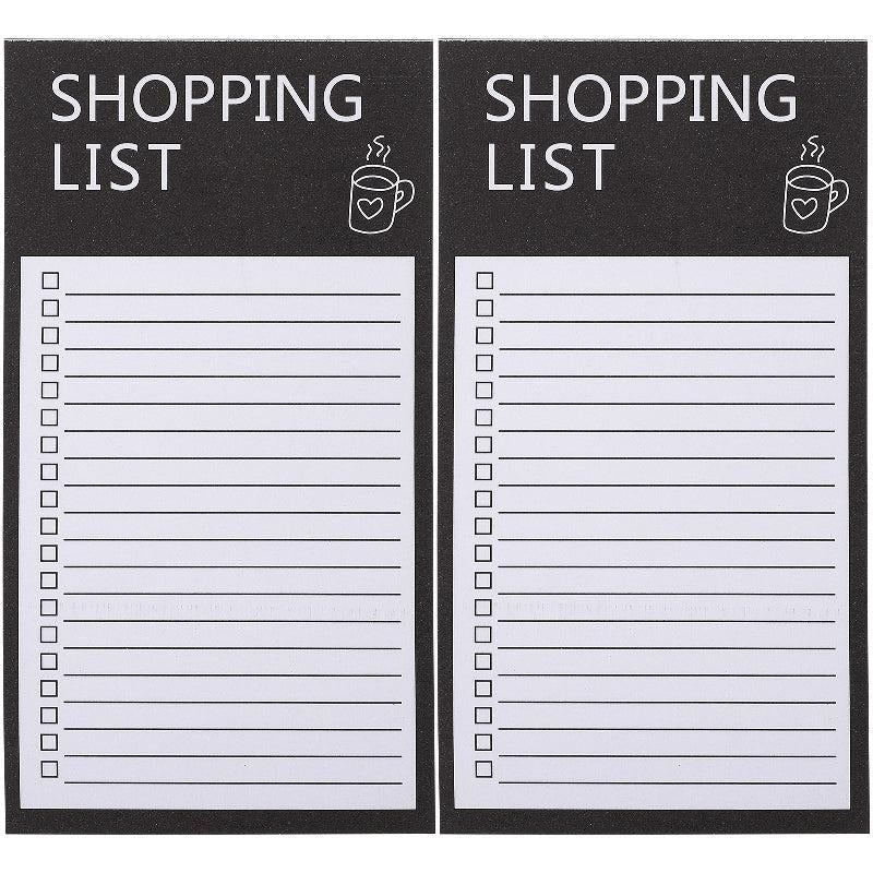 100pcs Grocery List Planner Notepad Magnetic Sticky Notes