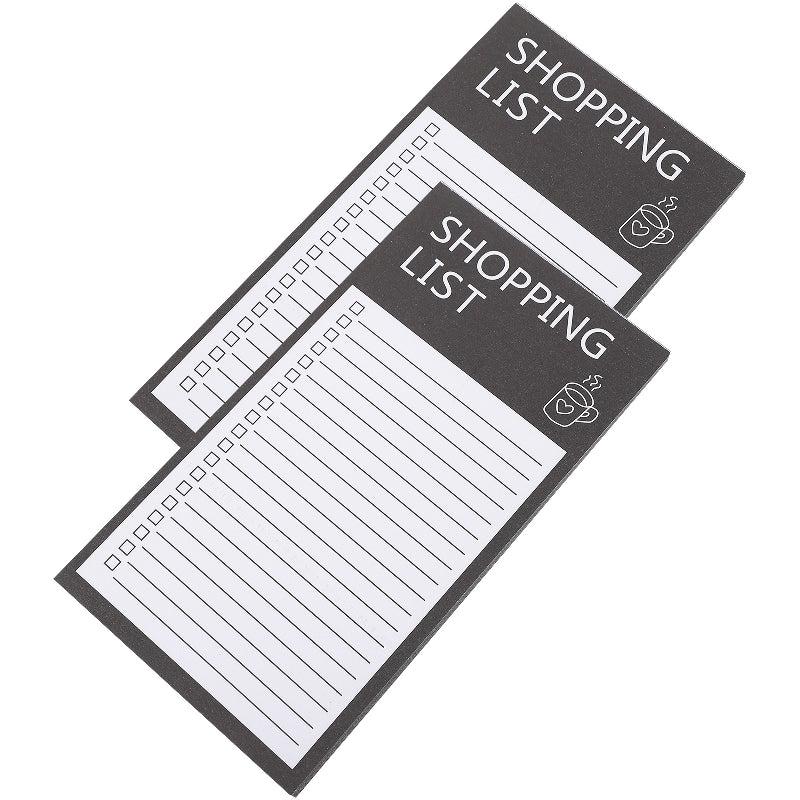 100pcs Grocery List Planner Notepad Magnetic Sticky Notes