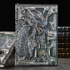 Dragon A5 Diary Notebook Embossed Leather Travel Journal