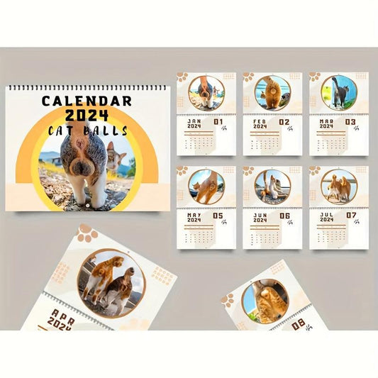 2022 Cat Butt Calendar - Hilarious Cat Spoof Calendar