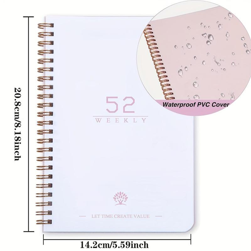 Undated Weekly Planner A5 To Do List Habit Tracker Journal