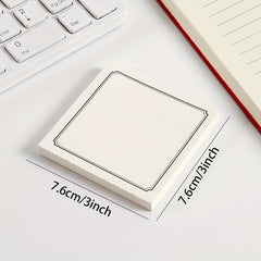 80 Sheets Sticky Notes Blank Message Book For Notebook Textbook Calendar
