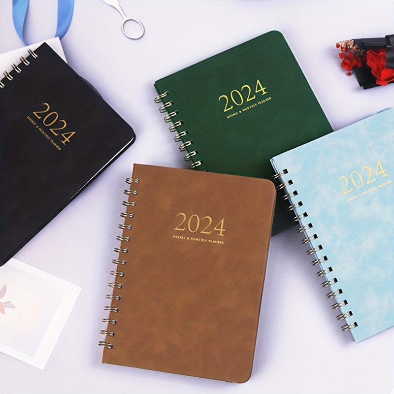Weekly & Monthly Planner A5 Size Twin Wire Binding