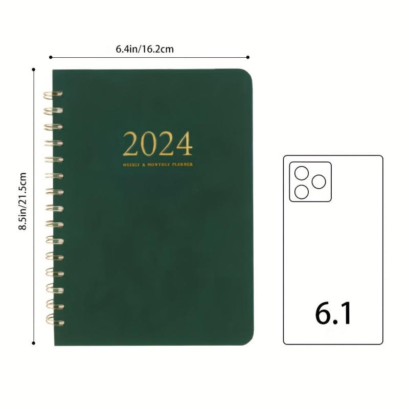 Weekly & Monthly Planner A5 Size Twin Wire Binding