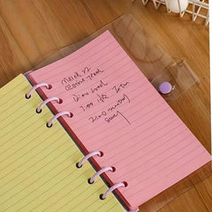 Colorful A6 Loose Leaf Notebook Refill - 50 Sheets