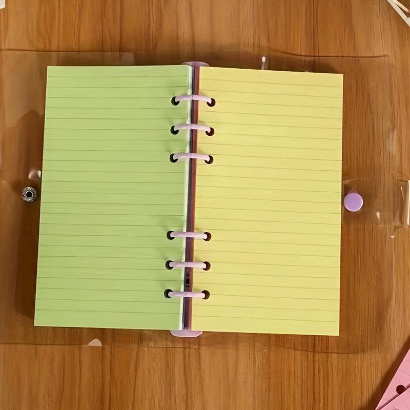 Colorful A6 Loose Leaf Notebook Refill - 50 Sheets