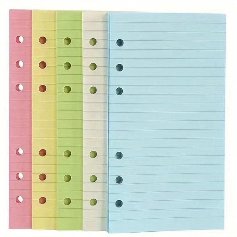Colorful A6 Loose Leaf Notebook Refill - 50 Sheets