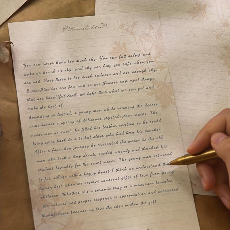 Vintage Stationary Set for Writing Letters