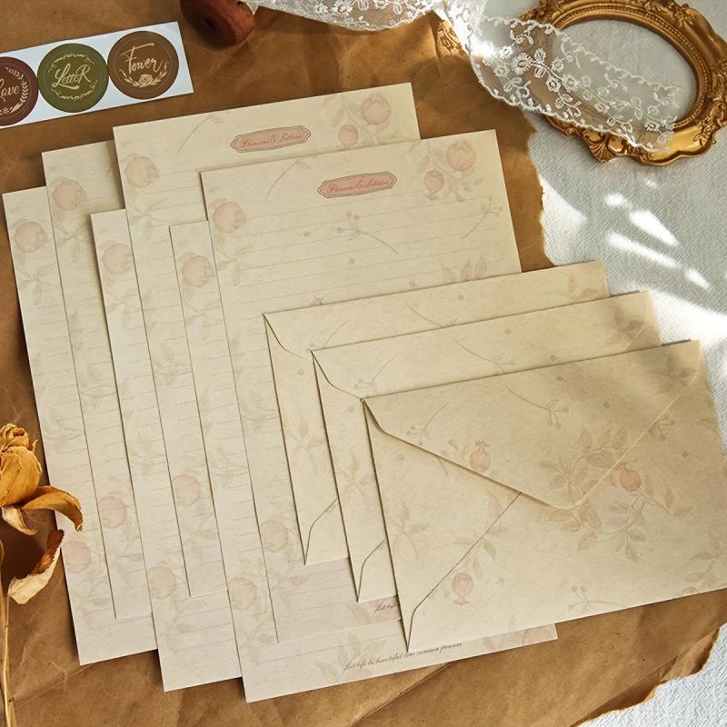 Vintage Stationary Set for Writing Letters