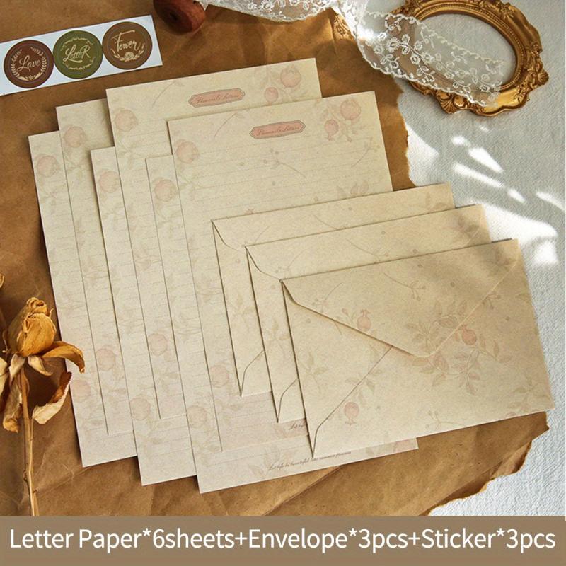 Vintage Stationary Set for Writing Letters