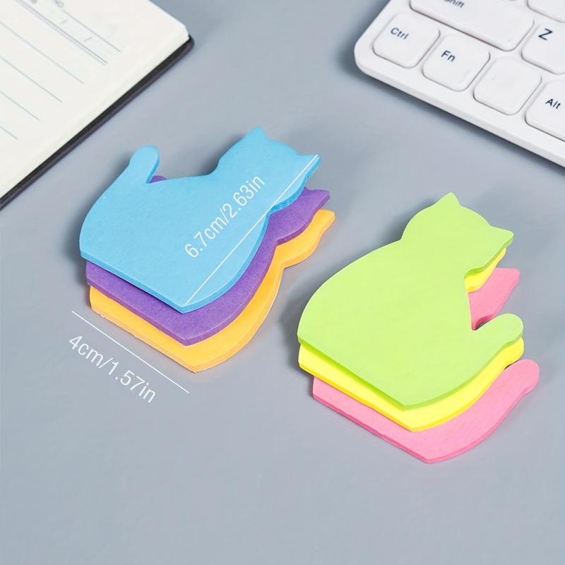 90 Sheets Cute Cartoon Cat Sticky Notes