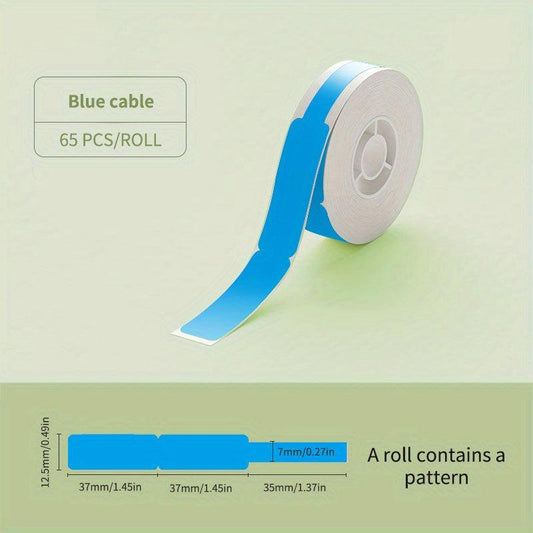 NIIMBOT D11 D110 D101 Cable Labels Waterproof Wire Cord Tags Stickers