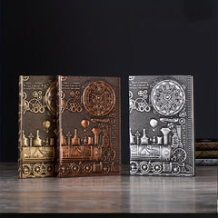 Embossed PU Leather A5 Notebook - 100 Sheets