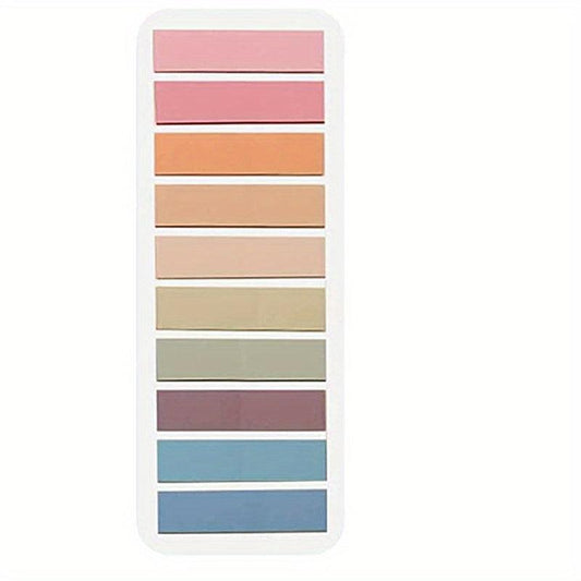 200pc Morandi Sticky Note Tabs Colored Repositionable Flags