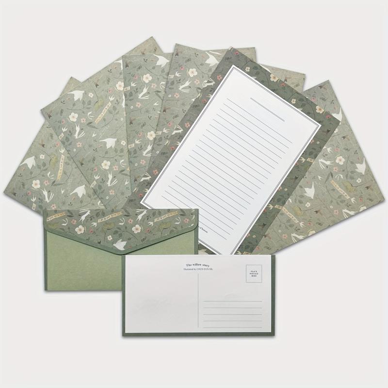 9pcs Stationery Writing Paper Set with Envelopes