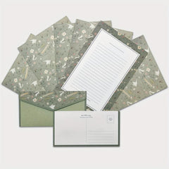 9pcs Stationery Writing Paper Set with Envelopes