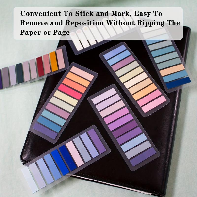 1200 Sticky Tabs Colorful Writable & Repositionable Page Markers