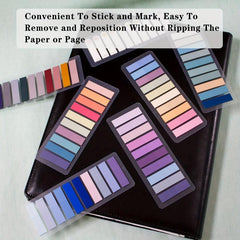 1200 Sticky Tabs Colorful Writable & Repositionable Page Markers