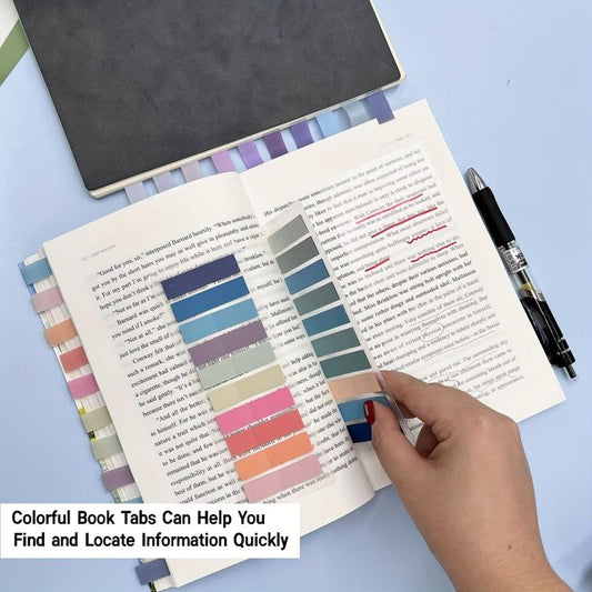 Morandi Sticky Tabs 1200pcs Page Markers Colored Index Tabs