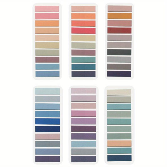 Morandi Sticky Tabs 1200pcs Page Markers Colored Index Tabs