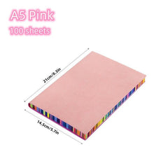 A5 Softcover Rainbow Edge Notebook Edge Notepad