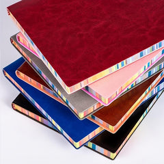 A5 Softcover Rainbow Edge Notebook Edge Notepad