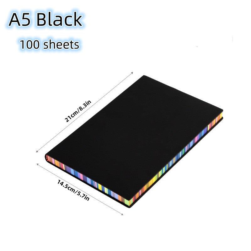 A5 Softcover Rainbow Edge Notebook Edge Notepad