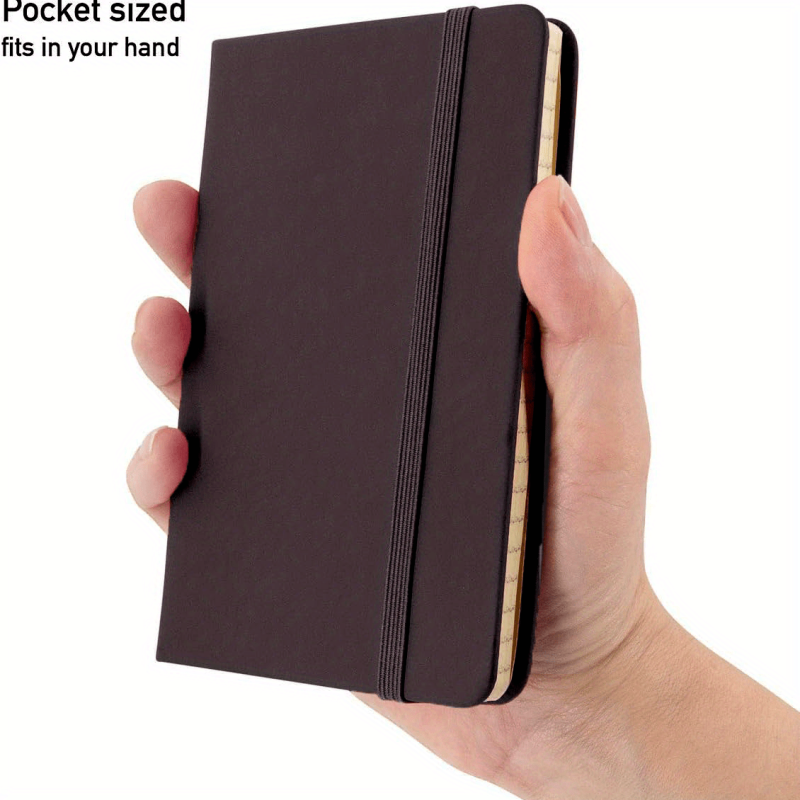 1pc Small Memo Notepads A6 Hardcover College Ruled Journal 3.5x5.7