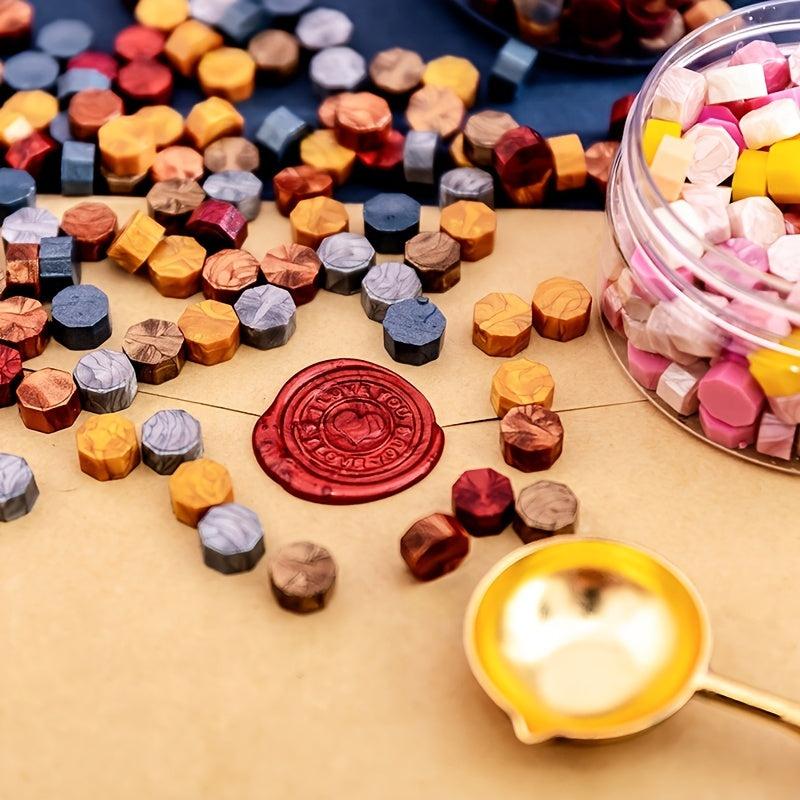 Octagonal Fire Paint Wax Beads for Sealing - 500g