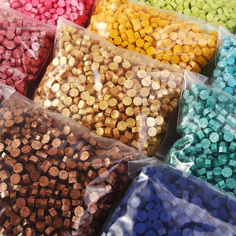 Octagonal Fire Paint Wax Beads for Sealing - 500g