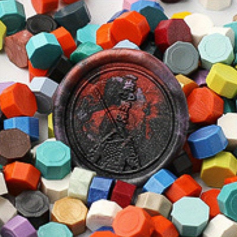 Octagonal Fire Paint Wax Beads for Sealing - 500g