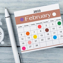 600pcs 3/4-Inch Round Coding Label Dot Stickers - 12 Colors