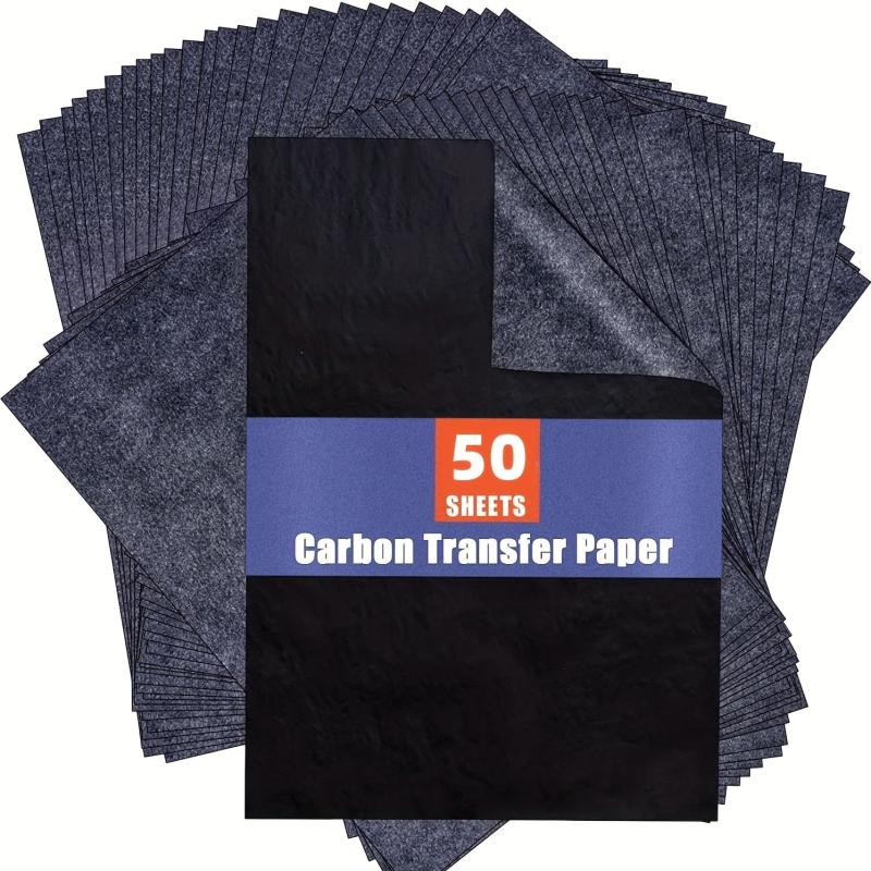Graphite Transfer Paper 50pcs For Tracing Drawing Patterns On Wood Canvas Fabric