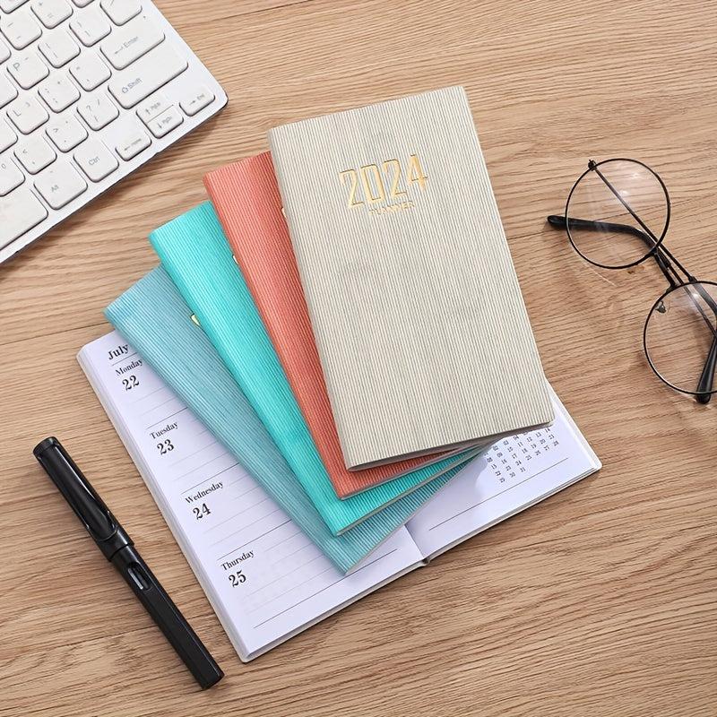 Leather Planner Notebook 365 Days Time Management Notepad