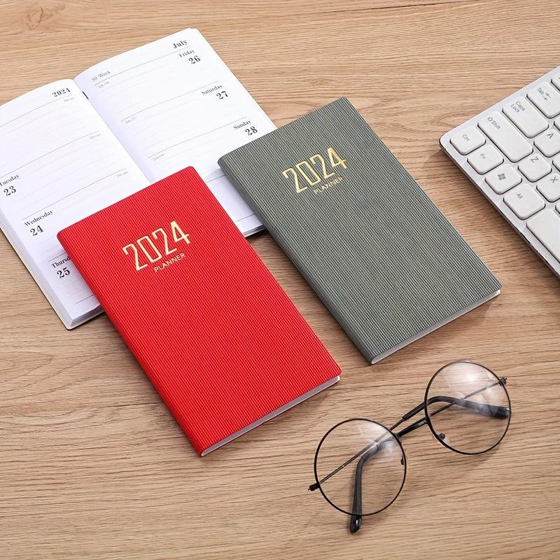 Leather Planner Notebook 365 Days Time Management Notepad
