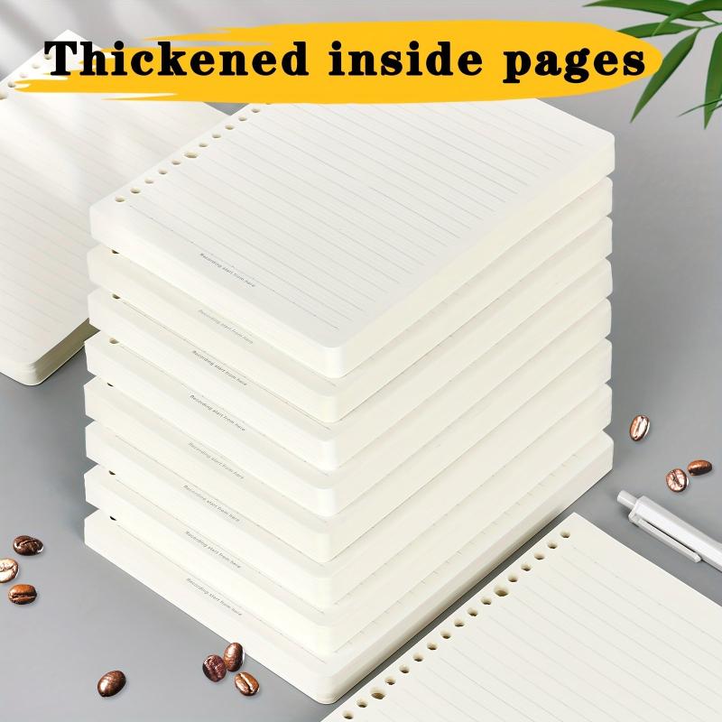 200 Pages A5 B5 Loose leaf Paper Refills for Binder Notepad Inserts