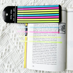 Colorful Thin Long Strip Index Stickers Translucent Sticky Notes
