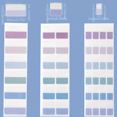 Morandi Index Stickers Net Red Sticky Small Strips Mark Paper Student Strong