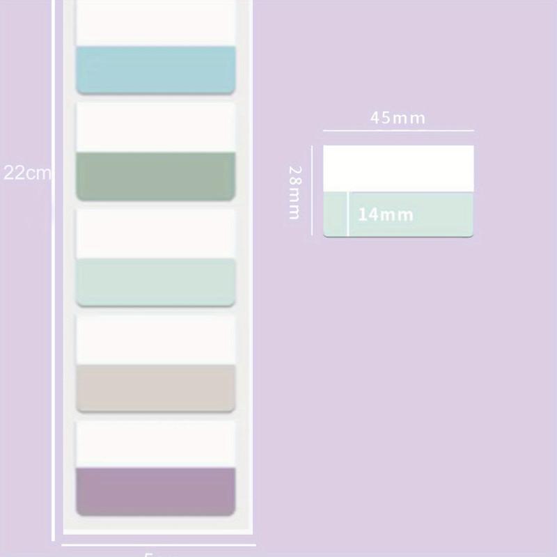 Morandi Index Stickers Net Red Sticky Small Strips Mark Paper Student Strong