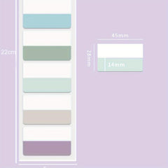 Morandi Index Stickers Net Red Sticky Small Strips Mark Paper Student Strong