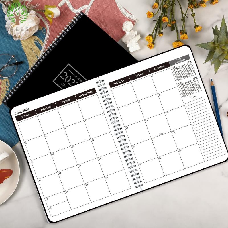 Trees 1pc Monthly Planner Calendar 2 Year Weekly Monthly Planner